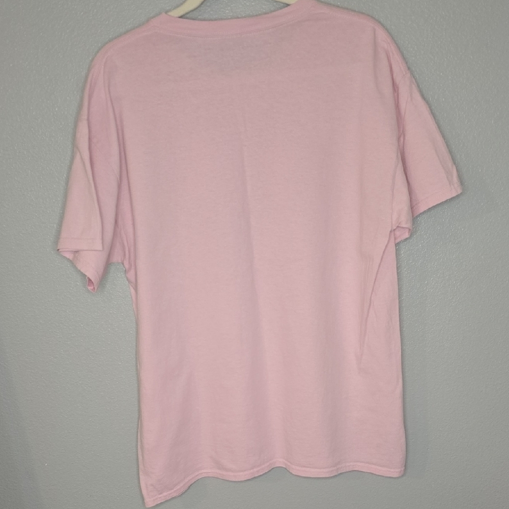 Gildan Pink and Black French Bulldog Tank Top - Picture 4 of 4